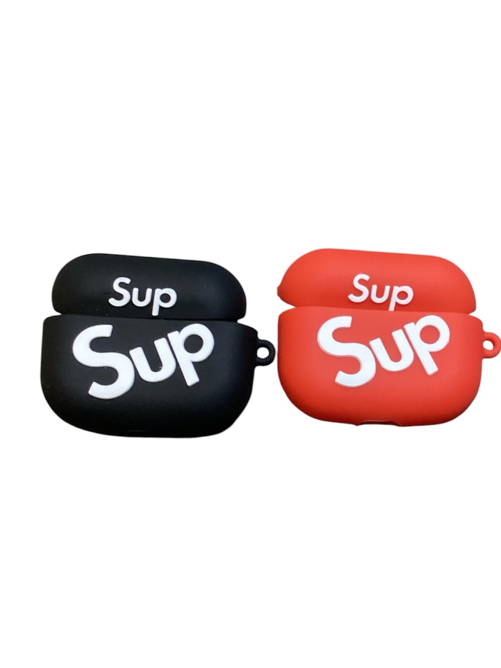 Silicone AirPod Case Duo pro and pro 2- Black & Red